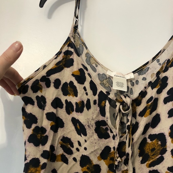 Urban Romantics Leopard Print Wide Leg Jumpsuit - Picture 5 of 8